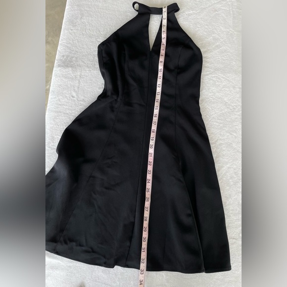 Amanda Uprichard halter black mini fit and flare dress revolve - Picture 7 of 11
